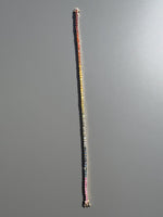 18K Solid Gold 3.43 CT Rainbow Sapphire Tennis Bracelet