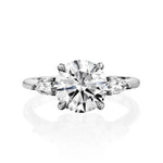 18K Solid Gold 1.5 Ct Ring Natural Diamond Engagement