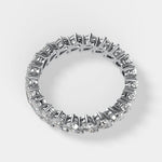 14K 2.75ct Lab Grown Diamond Pear Cut Eternity Band