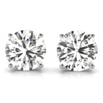 14K 1.5ct Natural Diamond Solitaire Stud Earrings