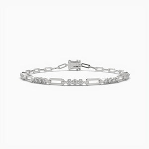 14K 1.2ct Natural Diamond Bracelet