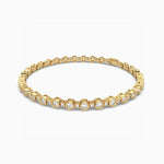 14K Natural Diamond Round Cut Tennis Bracelet