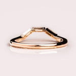 14K 0.7ct Natural Diamond Baguette Cut Three Stone Ring