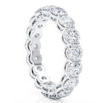 14K 0.85ct Natural Diamond Round Cut Eternity Band