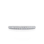 14K Natural Diamond Pave Wedding Band