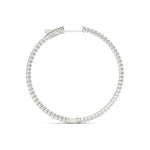 14K 1.5ct Lab Grown Diamond Hoop Earrings