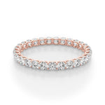 14K Natural Diamond Eternity Band
