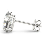 14K 1ct Lab Grown Diamond Oval Cut Stud Earrings