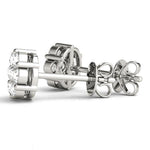 14K 1.9ct Lab Grown Diamond Cluster Stud Earrings