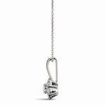 18K Solid Gold 0.40 CTW Natural Diamond Fleur de Diamant Bloom Pendant - Close Up | Riyanika Jewels