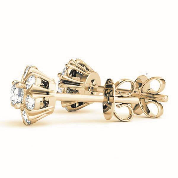 14K 0.5ct Lab Grown Diamond Stud Earrings