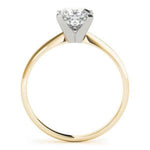 14K 1ct Lab Grown Diamond Princess Cut Solitaire Engagement Ring