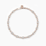 14K Natural Diamond Bezel Tennis Bracelet