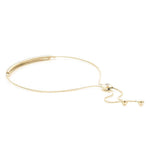 18K Solid Gold 0.50 Ct Natural Diamond Adjustable Two-Row Bar Bracelet - View 6 | Riyanika Jewels