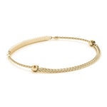 18K Solid Gold 0.50 Ct Natural Diamond Flexible Rope Chain Bracelet - Close Up | Riyanika Jewels