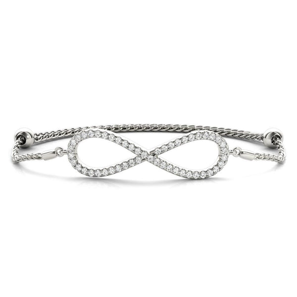 14K 0.5ct Lab Grown Diamond Twisted Bracelet