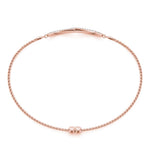 14K 0.5ct Natural Diamond Twisted Bracelet