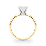 14K 1ct Lab Grown Diamond Oval Cut Solitaire Engagement Ring