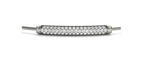 18K Solid Gold 0.33 CT Three-Row Natural Diamond Pavé Bangle - Detail | Riyanika Jewels