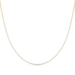14K Natural Diamond Eternity Necklace