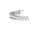 18K Solid Gold 1.00 Ct Lab Grown Diamond Wave-Style Bracelet - Alternate Angle | Riyanika Jewels
