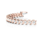 14K 1ct Natural Diamond Bracelet