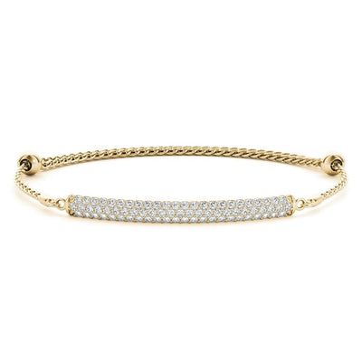 14K 0.75ct Lab Grown Diamond Bracelet