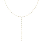 18K Solid Gold 2.625 CTW Natural Diamond Lariat Necklace