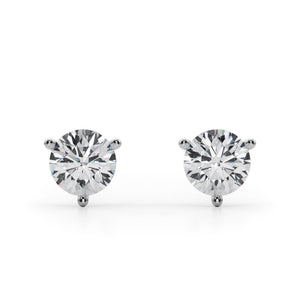 14K 1ct Lab Grown Diamond Stud Earrings