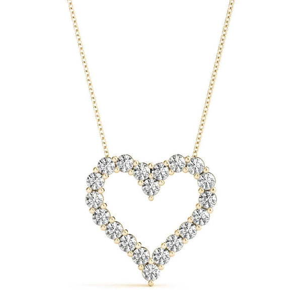 14K 0.6ct Natural Diamond Pendant Necklace