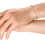 14K 1ct Lab Grown Diamond Bezel Bracelet