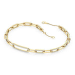 18K Solid Gold 0.98Ct Lab Grown Diamond Paperclip Bracelet - Close Up | Riyanika Jewels