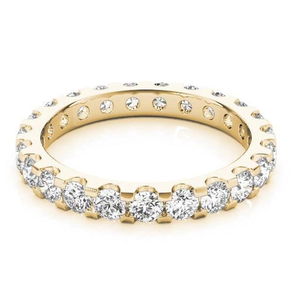 14K Natural Diamond Eternity Band