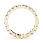 18K Solid Gold Lab Grown Diamond Eternity Band - Detail | Riyanika Jewels