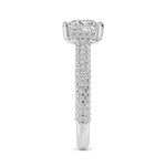 14K 2ct Lab Grown Diamond Princess Cut Engagement Ring