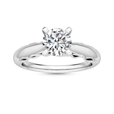 14K 1ct Lab Grown Diamond Solitaire Engagement Ring