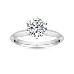14K 1ct Lab Grown Diamond Round Cut Solitaire Ring
