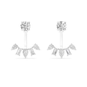14K 2.44ct Natural Diamond Drop Earrings