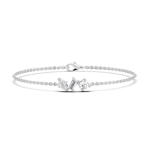 14K 0.8ct Natural Diamond Bracelet
