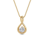 14K 0.5ct Lab Grown Diamond Pendant Necklace