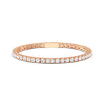 18K Solid Gold 2.81ct Lab Grown Diamond Tennis Bracelet - Detail | Riyanika Jewels