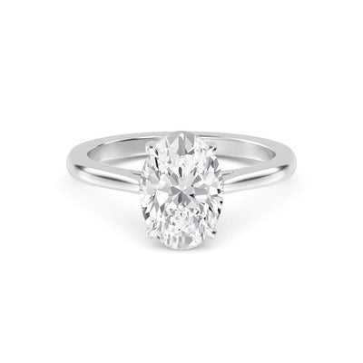14K 1.56ct Lab Grown Diamond Oval Cut Engagement Ring