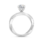 14K 1.18ct Lab Grown Diamond Round Cut Solitaire Engagement Ring