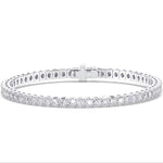 18K Solid Gold 5ct Natural Diamond Tennis Bracelet