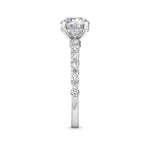 1.77Ct Round Brilliant Natural Diamond Solitaire Engagement Ring - Close Up | Riyanika Jewels