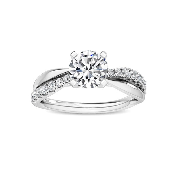 14K 1.35ct Lab Grown Diamond Round Cut Solitaire Engagement Ring