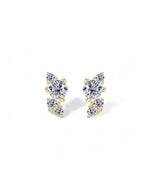 14K Solid Gold Lab Grown Diamond Stud Earrings