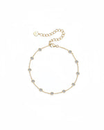 14K 0.6ct Natural Diamond Bezel Bracelet