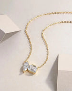 14K 2ct Lab Grown Diamond Marquise Cut Necklace
