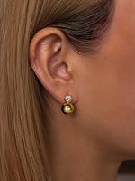 14K 0.5ct Natural Diamond Round Cut Stud Earrings